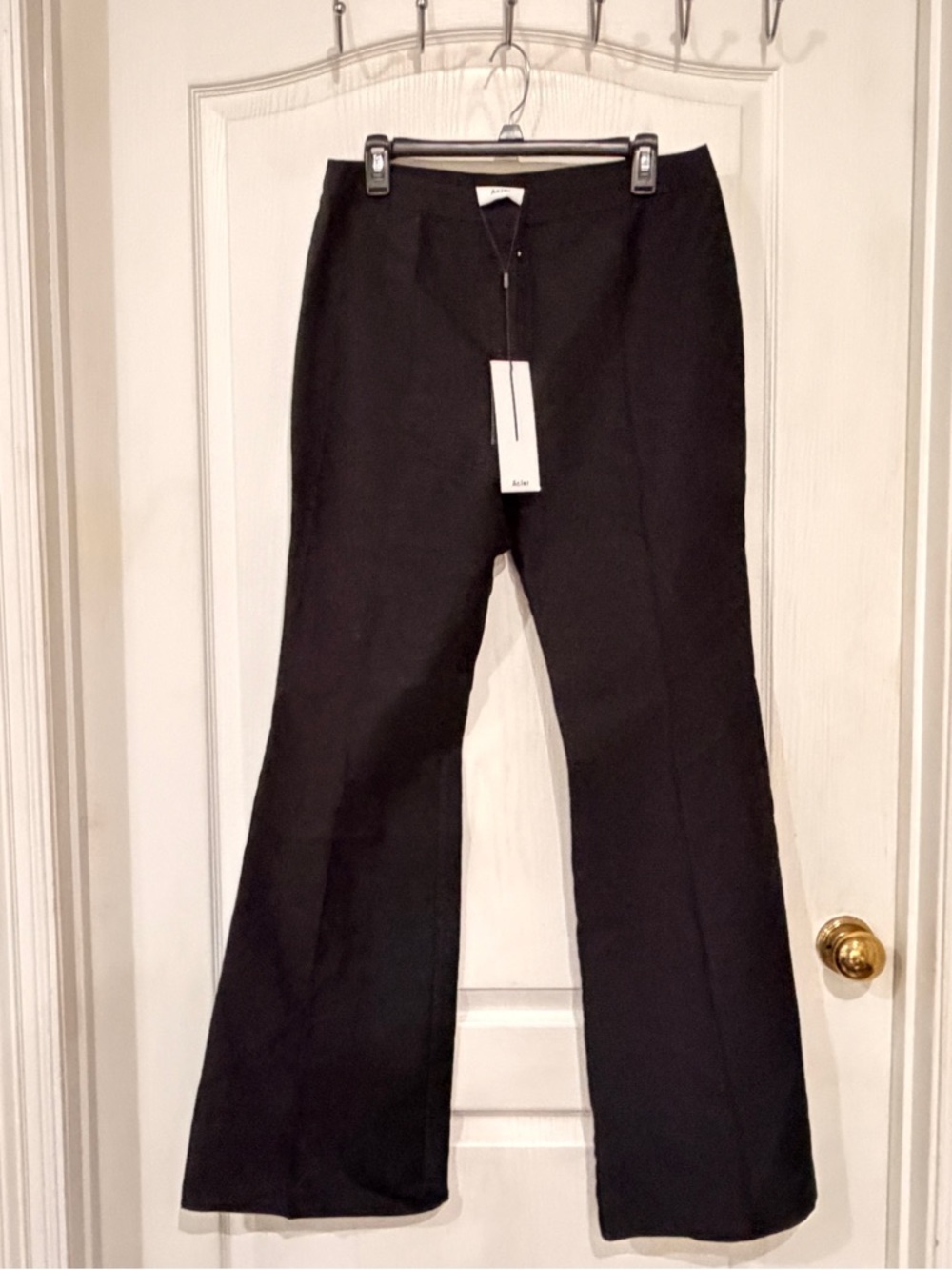 NWT Acler Black Trousers Linen Like Fabrication